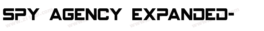 Spy Agency Expanded字体转换